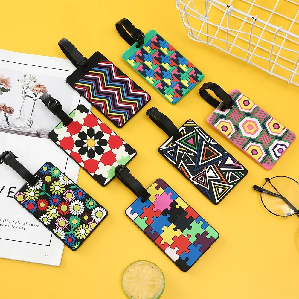 1PCS Geometric Luggage Tags Su - đánh giá và giá Travel Luggage Set