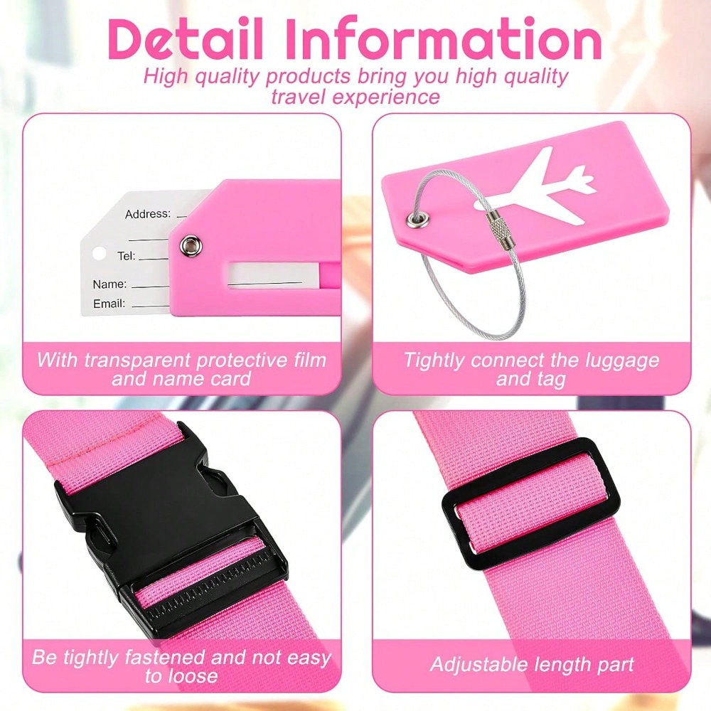 Luggage Strap Set with Luggage - đánh giá và giá Travel Luggage Set