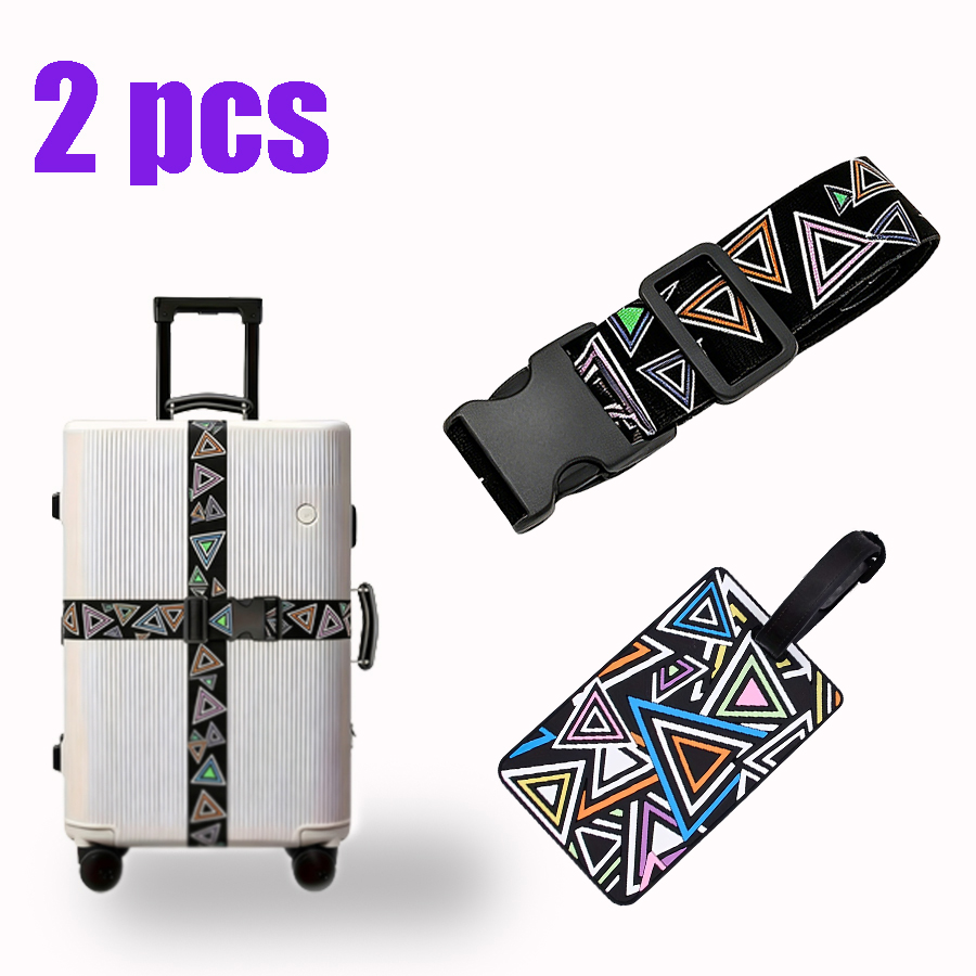 2-Piece Set of Luggage Straps  - đánh giá và giá Travel Luggage Set