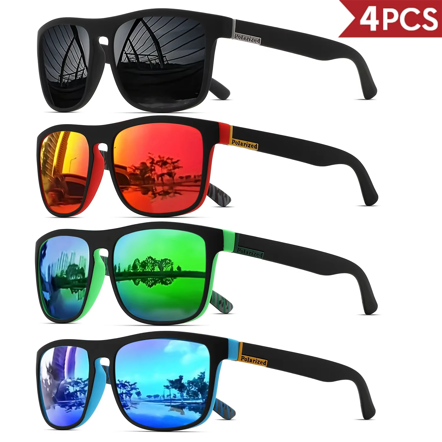 1/4pc Classic Man Sports Sungl - đánh giá và giá Sunglasses Uv400