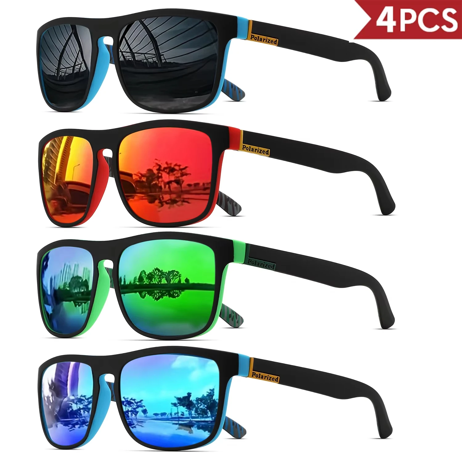 1/4pc Classic Man Sports Sungl - đánh giá và giá Sunglasses Uv400