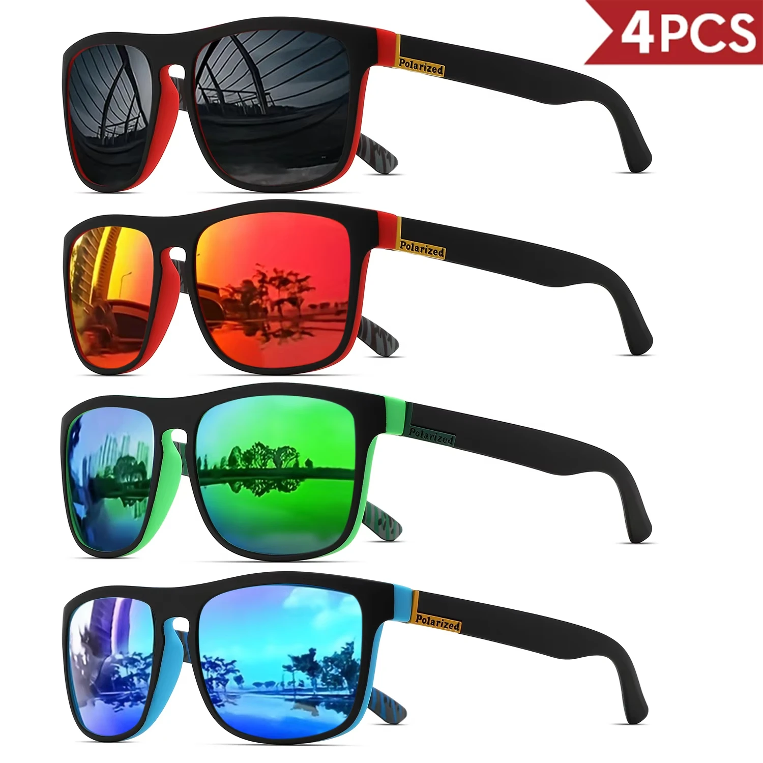 1/4pc Classic Man Sports Sungl - đánh giá và giá Sunglasses Uv400