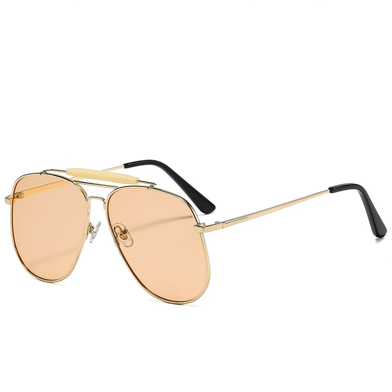 Retro Metal Double Bridge Pilo - đánh giá và giá Designer Sunglasses
