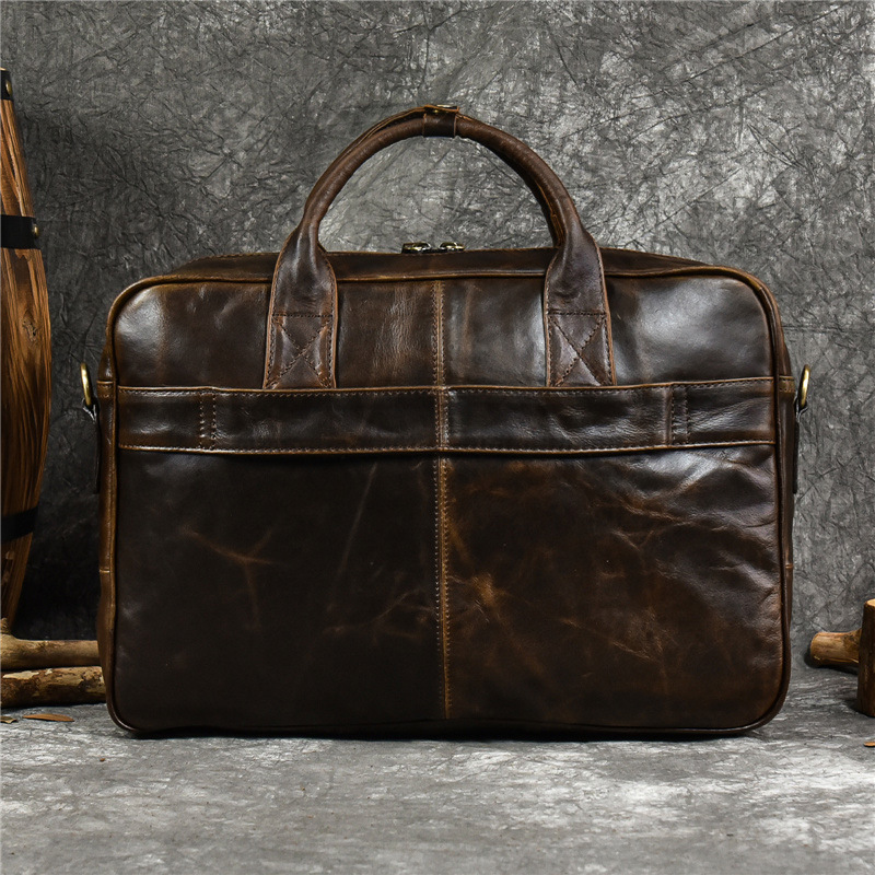 Luxury Genuine Leather Handbag - đánh giá và giá Leather Briefcase