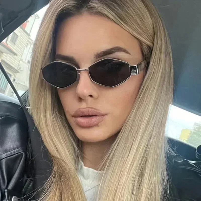 Fashion Polygonal Women Sungla - đánh giá và giá Sunglasses Uv400