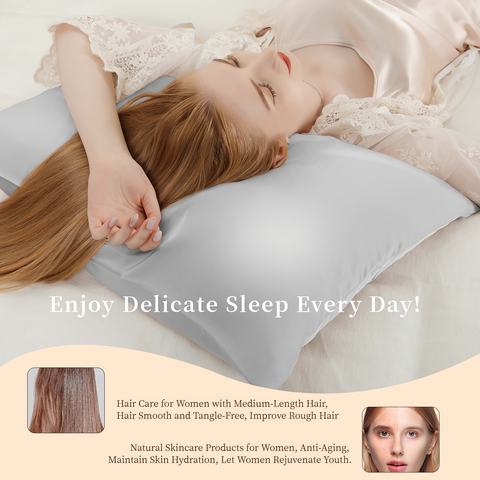 2pcs of Mulberry Silk Pillowca - đánh giá và giá Silk Pillowcase