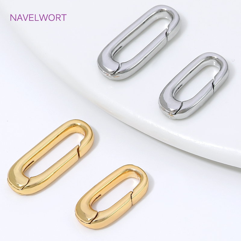 1/2/4Pcs 18K Gold Plated Oval  - đánh giá và giá Gold Plated Jewelry