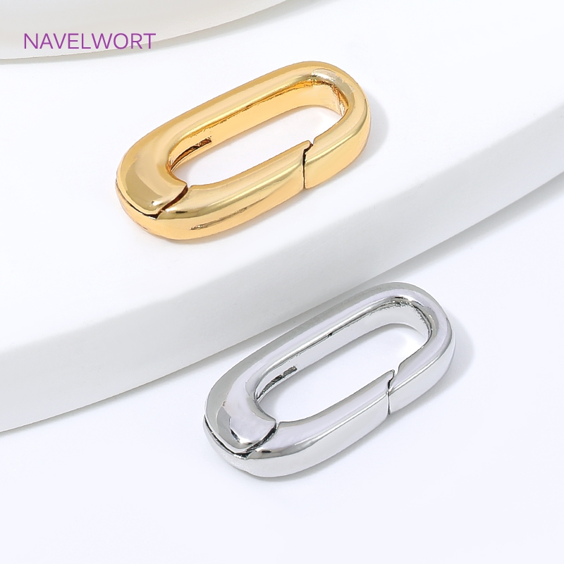 1/2/4Pcs 18K Gold Plated Oval  - đánh giá và giá Gold Plated Jewelry
