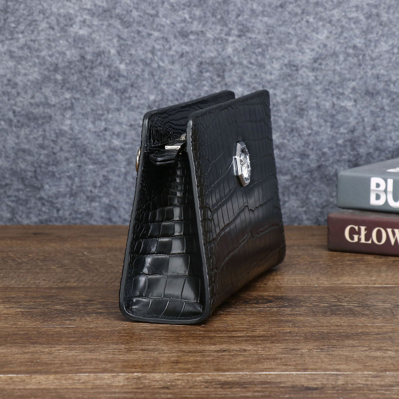 Men's Genuine Leather Clutch B - đánh giá và giá Leather Wallet Men