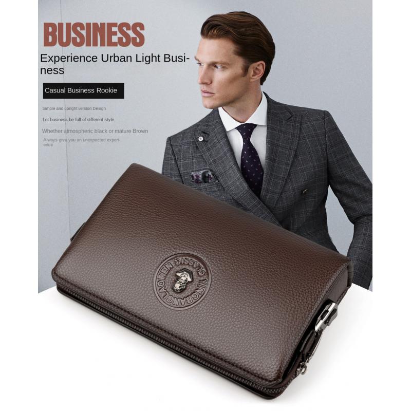 Male Long Money Wallets Mobile - đánh giá và giá Leather Wallet Men