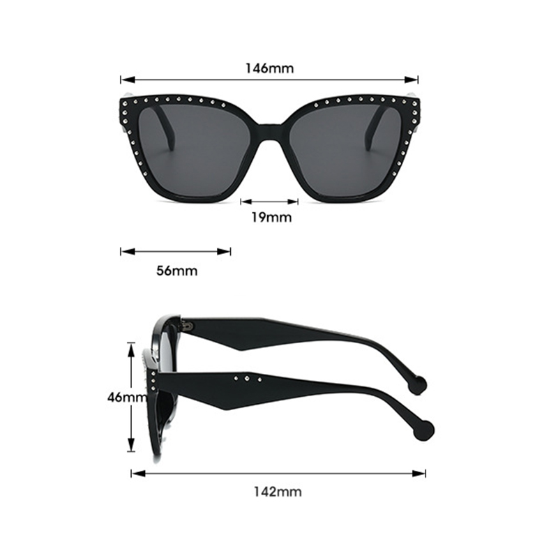 1pc ladies trendy cat glasses  - đánh giá và giá Designer Sunglasses